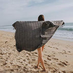 InfuseZen Stonewashed Turkish Bath & Beach Towel –100% Organic Turkish Cotton - Image 3
