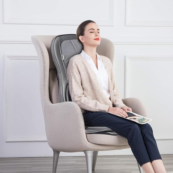 COMFIER Massager Chair with Heat, Shiatsu Neck Back Massager Portable with - Image 6
