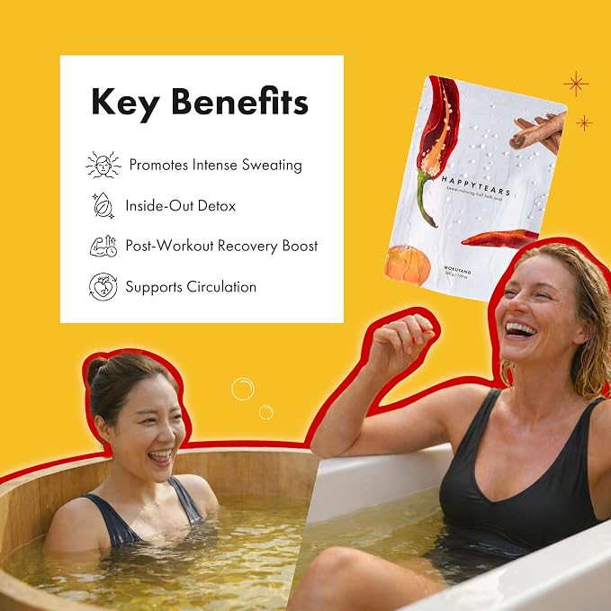 Happy Tears Bath Soak, Made in Korea, Sweat & Detox - Image 5