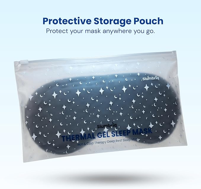 Cooling Eye Mask for Sleeping – Reusable Hot & Cold Gel Eye Mask - Image 7