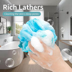 Carrie Joe Loofah Sponge Soft Mesh Shower Puffs - Image 4