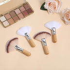 Thinp 4 Pcs Facial Brushes Esthetician Facial Brush Fluffy Fan Brushes Face - Image 7