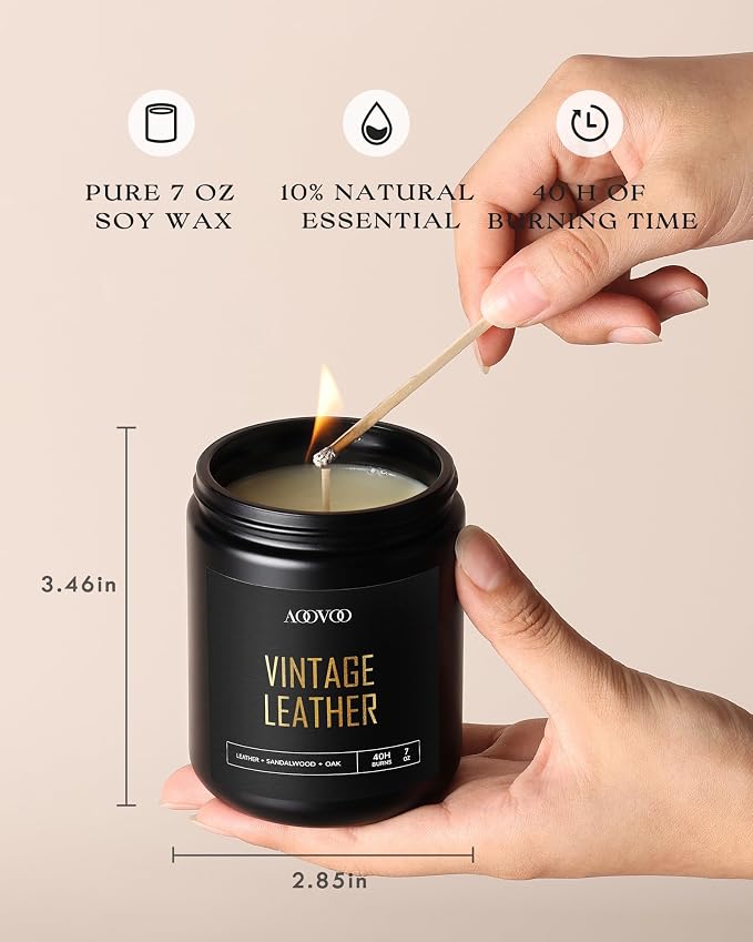 AOOVOO Scented Candles for Men - Image 3