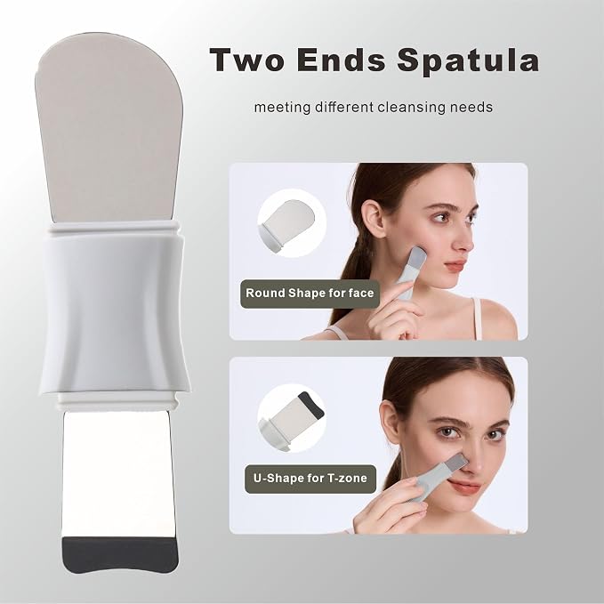 Blackhead Remover Tools, 2 in 1 Face Scrubber Black Head Remover - Image 5
