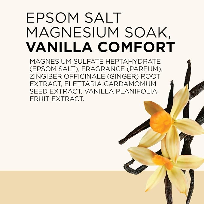Dr Teal's Epsom Salt Magnesium Soak, Vanilla Comfort, 3 lbs - Image 8
