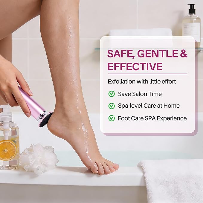 LIONVISON Electric Foot Callus Remover: Adjustable Speed Foot File - Image 3