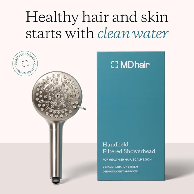 MDhair Handheld Filtered Shower Head - Image 2