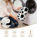 Cow Print Heating Pad for Back Period Cramps Neck Shoulder Pain Relief - Image 6