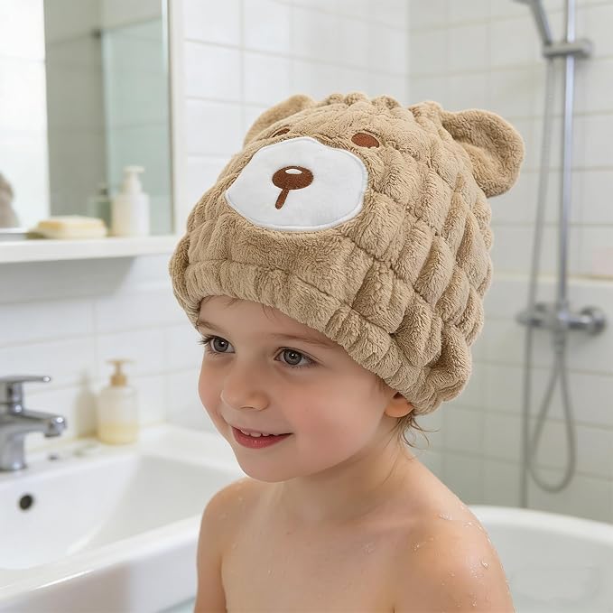 2 PCS Microfiber Hair Towel Wrap - Image 5