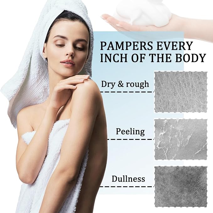 Goat Milk Body Wash, Gentle Silk Soft Foaming Milk Bath, Moisturizing Body - Image 4