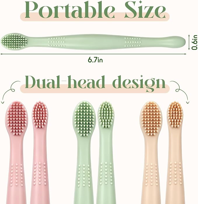Mifoci 3 Pcs Eyelid Brush with Soft Silicone - Image 2