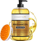 Cellulite Massage Oil with Massager Mitt by Cosmetasa