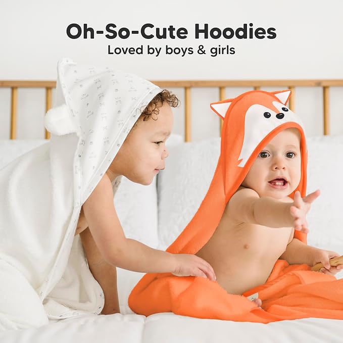 KeaBabies Hooded Baby Towel for Newborn - Image 7