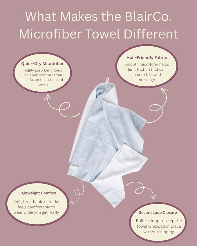 Microfiber Hair Towel Wrap for Women - Image 4