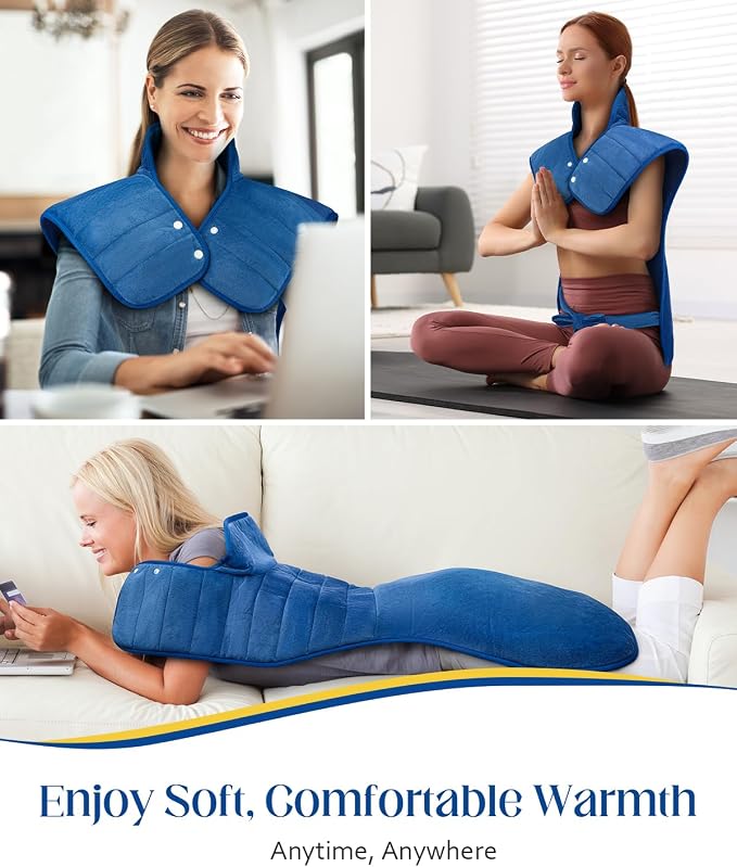 Heating Pad for Neck and Shoulders and Back, Mothers Day Gifts for Mom Wife - Image 8