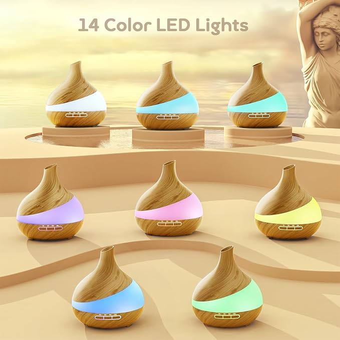 HJTHJT 500ML Essential Oil Diffuser: Aroma Diffuser - Image 6
