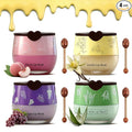 4PCS Bee Lip Balm Honey Pot, Fruit Moisturizing Propolis Lip Mask, Lip Mask by Charm+Kiss