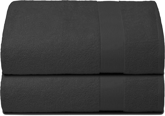 Belizzi Home Premium Cotton Oversized 2 Pack Bath Sheet 35x70-100% Pure Cotton by Unknown