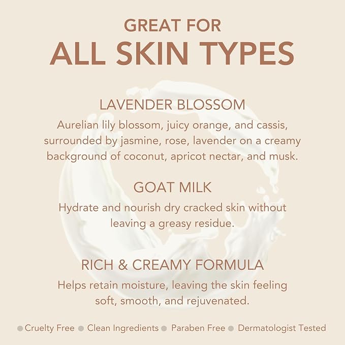 Dionis Goat Milk Hand Cream Lavender Blossom 1 oz - Image 7