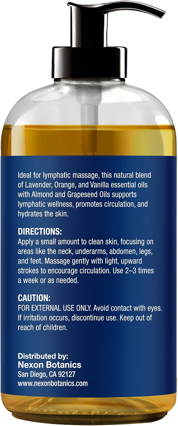 Lymphatic Drainage Massage Oil for Massage Therapy 8 fl oz - Image 7