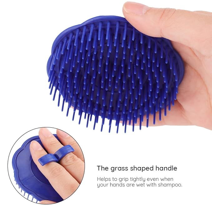 Segbeauty Palm Brush Hair, Hair Brushes Men Beard Comb, Shampoo Deep Cleaning - Image 4