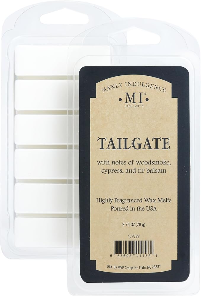 Manly Indulgence Tailgate Scented Wax Melts, Wax Melt Warmer Cubes, Long - Image 3