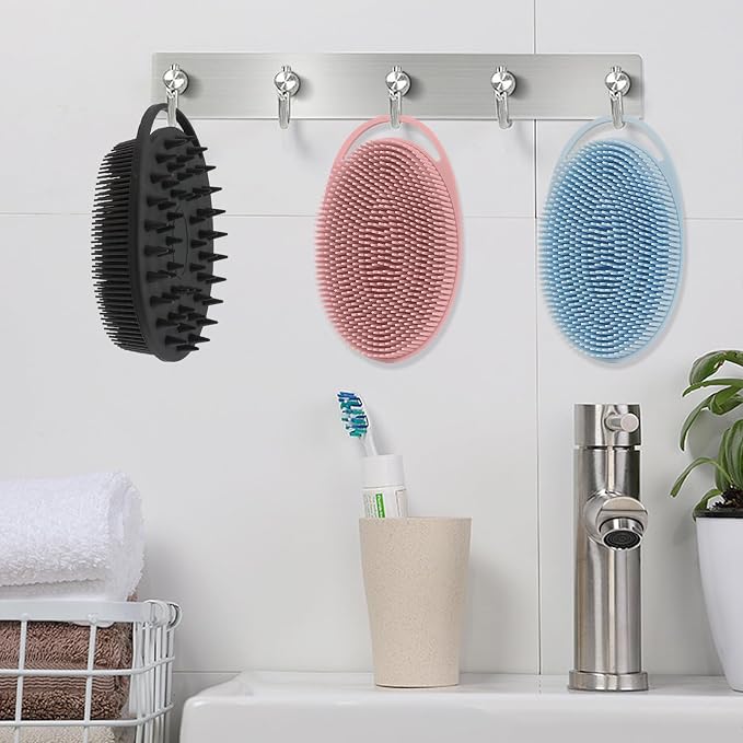 Silicone Body Scrubber, Silicone Loofah, Exfoliating Silicone Shower Scrubber - Image 6