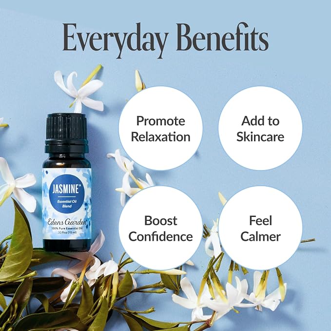 Edens Garden Jasmine Essential Oil Blend – 100% Pure Premium Grade, Natural & - Image 2