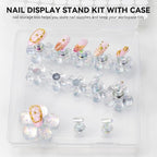 Nail Stand for Press On Fake Nails Painting Display Practice, Powerful Magnetic - Image 4