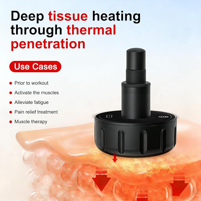 LEERCON Heating Head for Small Massage Gun - Image 5