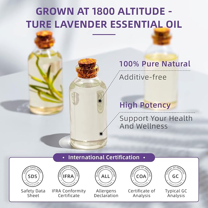 HIQILI Lavender Essential Oil Large Capacity, 100% Natural - Image 4