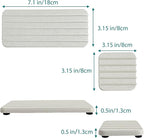 NiuYichee Set of 4 Water Absorbing Stone Trays - Image 6