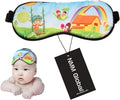 100% Natural Silk Sleep Eye Mask Kids, Cute Night Sleeping Mask by NMMGlobal