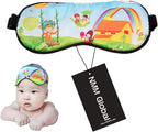 100% Natural Silk Sleep Eye Mask Kids, Cute Night Sleeping Mask by NMMGlobal