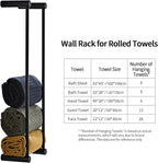 Towel Racks for Bathroom, NEWRAIN Wall Mounted Stainless Steel Organizer - Image 3