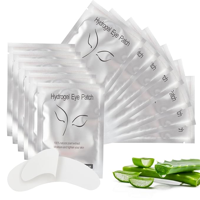 myaokue-up 100 Pairs Eye Gel Pads, Lint Free Under Eye Patches by MyAoKue-UP