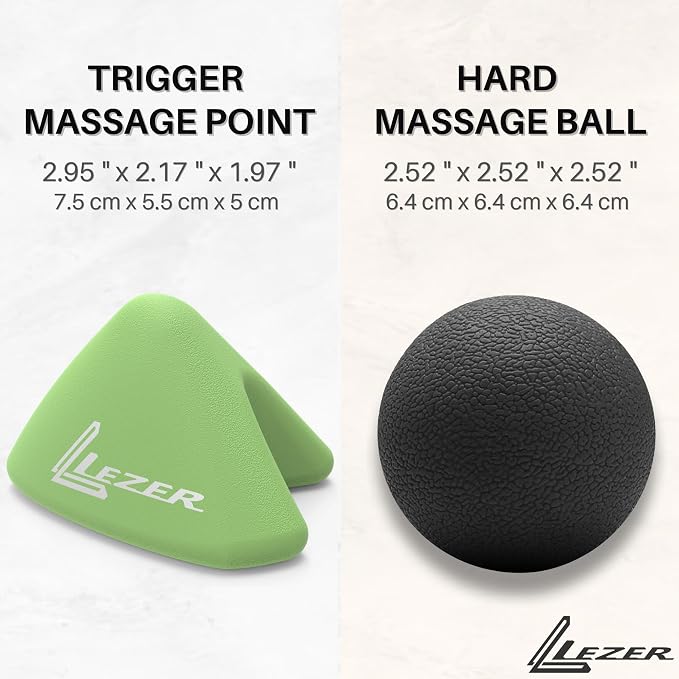 LEZER, Trigger Massage Point, Manual Massage Ball, Muscle Knots Relief Tool - Image 2