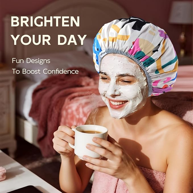 Years Calm Waterproof Shower Cap - Image 4