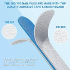 TsMADDTs Nail Buffers and Files, Professional Manicure Tools Kit, Nail Care - Image 4