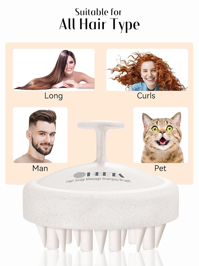 HEETA Hair Scalp Massager for Hair Growth, Shampoo Brush, Scalp Scrubber - Image 7
