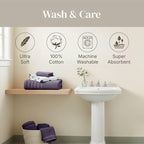Modern Threads Natural Vine 6-Piece 100% Cotton Towel Set – Yarn Dyed Jacquard - Image 7
