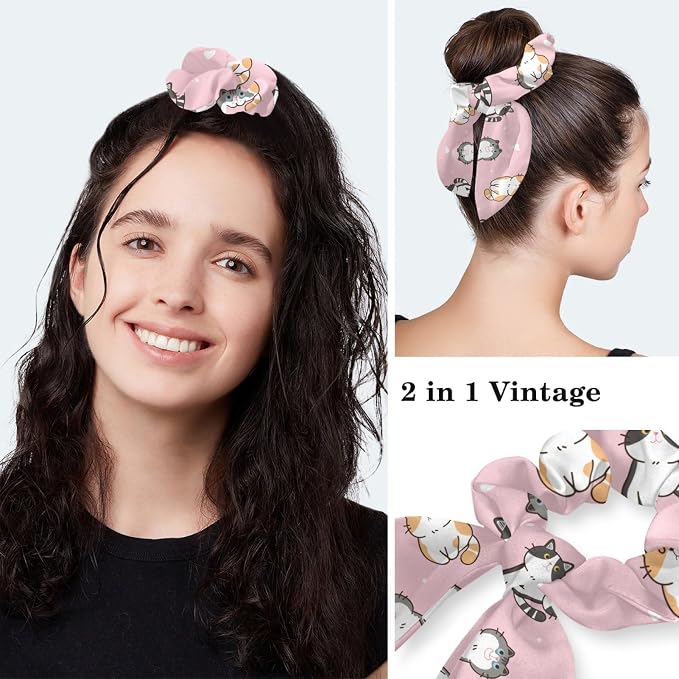 Women's Working Caps with Scrunchies Tarot Pattern Background Lace-Up Hat - Image 5