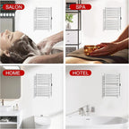Heated Wall Mounted Electric Towel Warmer Rack, Timer & Temperature Control - Image 6