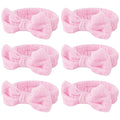 Casoty Pink 6 Pcs Spa Headband, Hair Band by Casoty