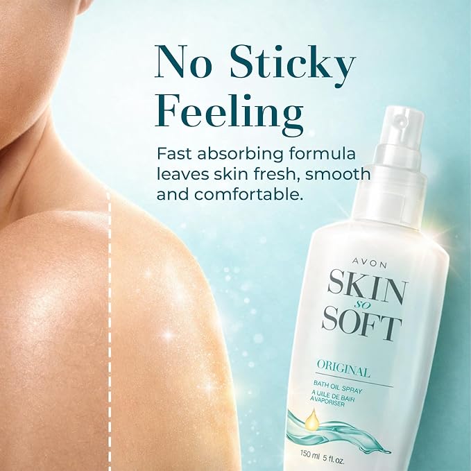 AVON Skin So Soft Original Bath Oil Spray - Image 3