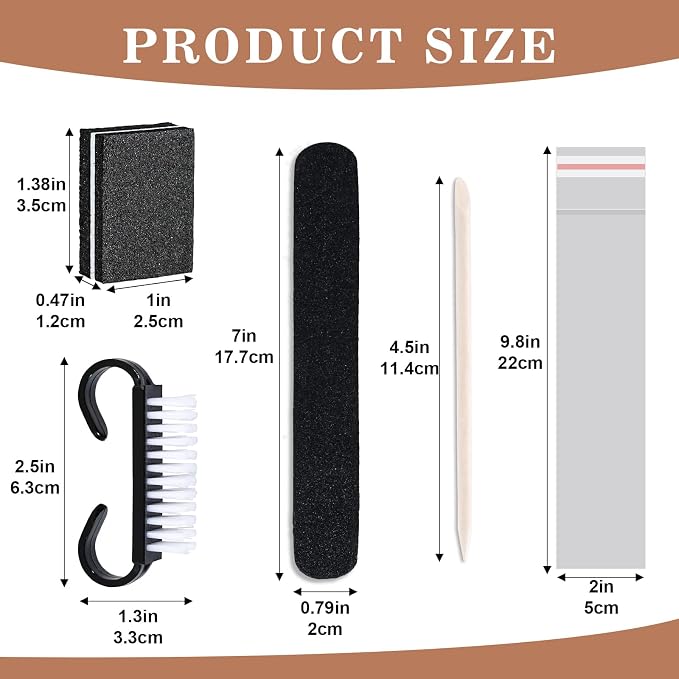 20 Sets Disposable Manicure Kit Basics 4 Piece Nail Kit - Image 6