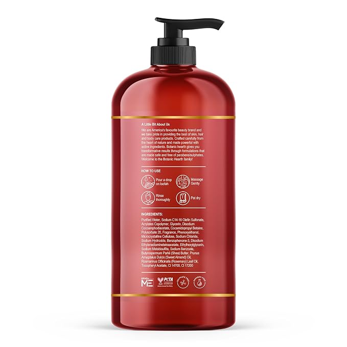 Botanic Hearth Garden Rose & Vitamin E Body Wash – Limited Edition Hydrating - Image 6