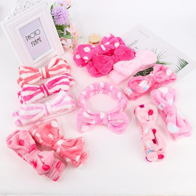 Casoty 12 Pcs Hair Makeup Headbands, Spa Headband - Image 5