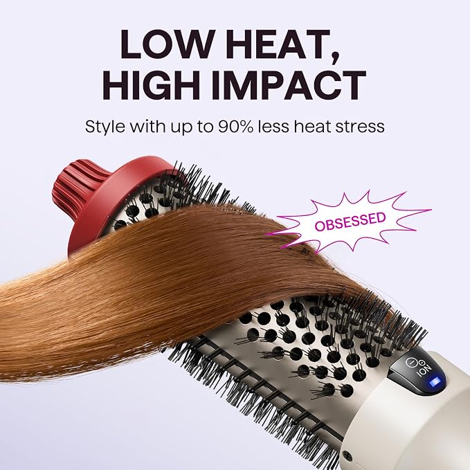 Wavytalk Blowout Boost Thermal Brush, 1.5 inch Heated Round Brush - Image 7