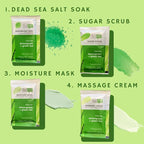 Lemongrass + Green Tea 4-in-1 Manicure & Pedicure Spa Set – Exfoliate, Hydrate - Image 5